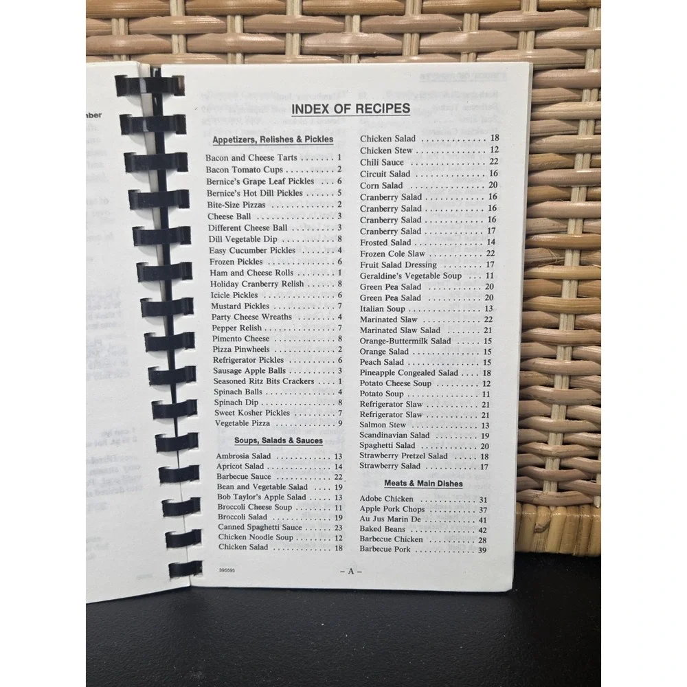 Poplar Springs Church Of Christ Cookbook King, North Carolina 1995 Recipe Book